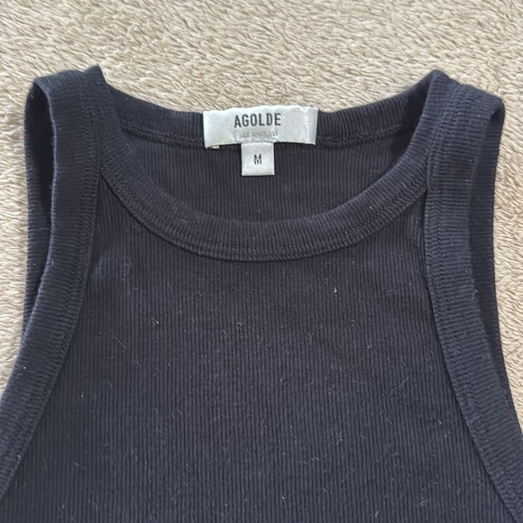 Agolde Rianne High Neck Ribbed Bodysuit - Picture 3 of 11